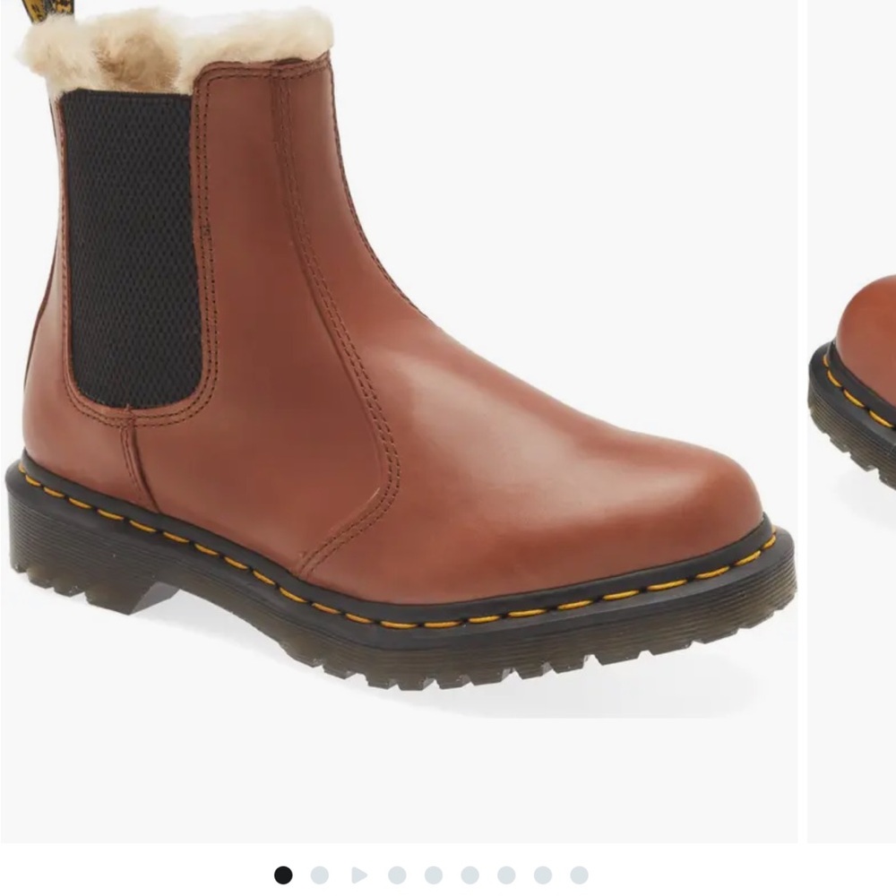 2976 Faux Shearling Chelsea Boot